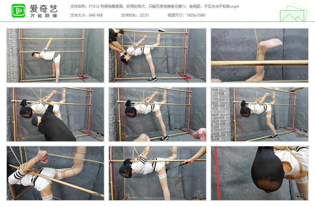 FT212 刑架残酷紧固，好乖的母犬、只能无奈地接受任意TJ、老规距，不见水决不松绑[202.jpg