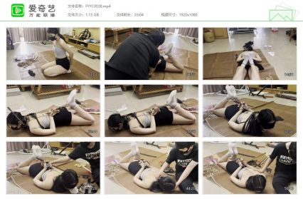 缚予原创_阿然定时锁镣铐自缚被主人发现后加固并调教