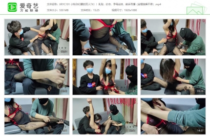 象人原创191_小秋你们要的双人TK 乳贴纱衣字母丝袜前手吊缚