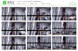BondageTea绳精病071_黑丝美女犯了什么错被紧缚罚站