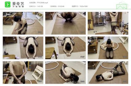 缚予原创_你的女神我的狗之超漂亮m阿然狗姿训练调...