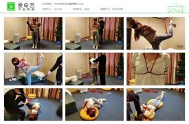 一绳所爱198_潇潇白衬衣五花大绑 蒙眼堵嘴 踩踏打屁股