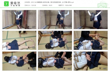 象人原创148_绳模鬼鬼 说好的约绳意外发现超级怕痒 jk大字缚
