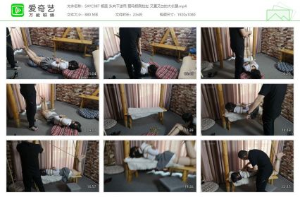 随心原创_杨蕊 头向下逆吊 驷马极限拉扯 又直又白...